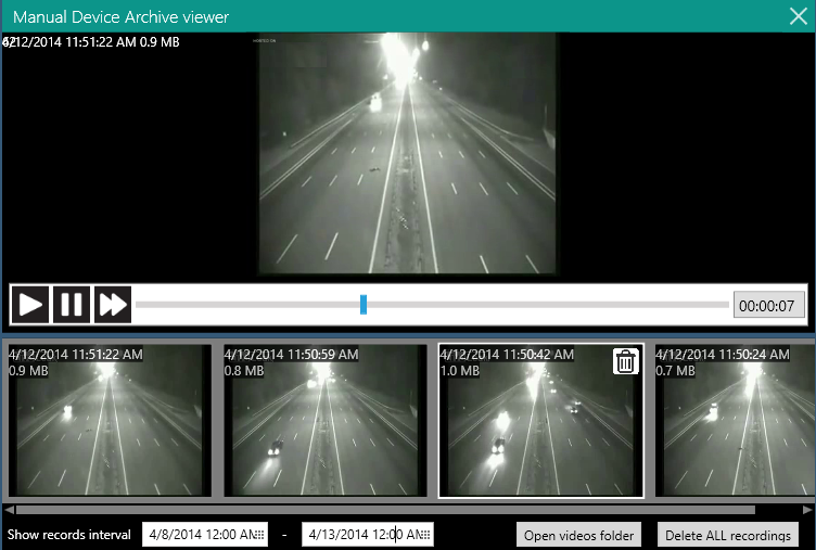 cctv video archive