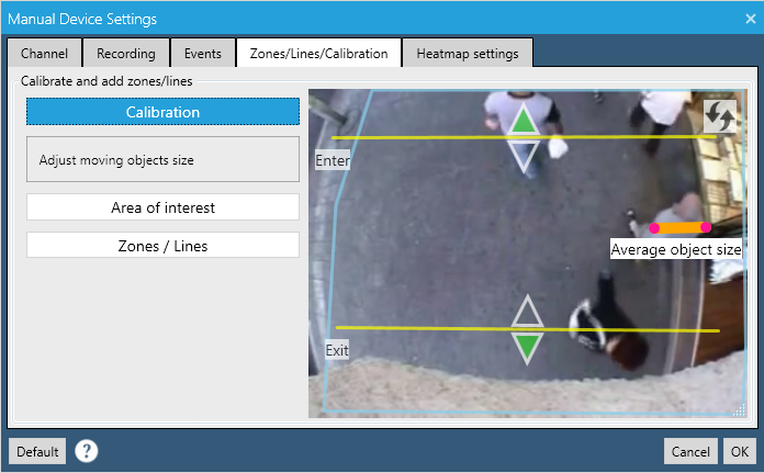 video analytics calibration